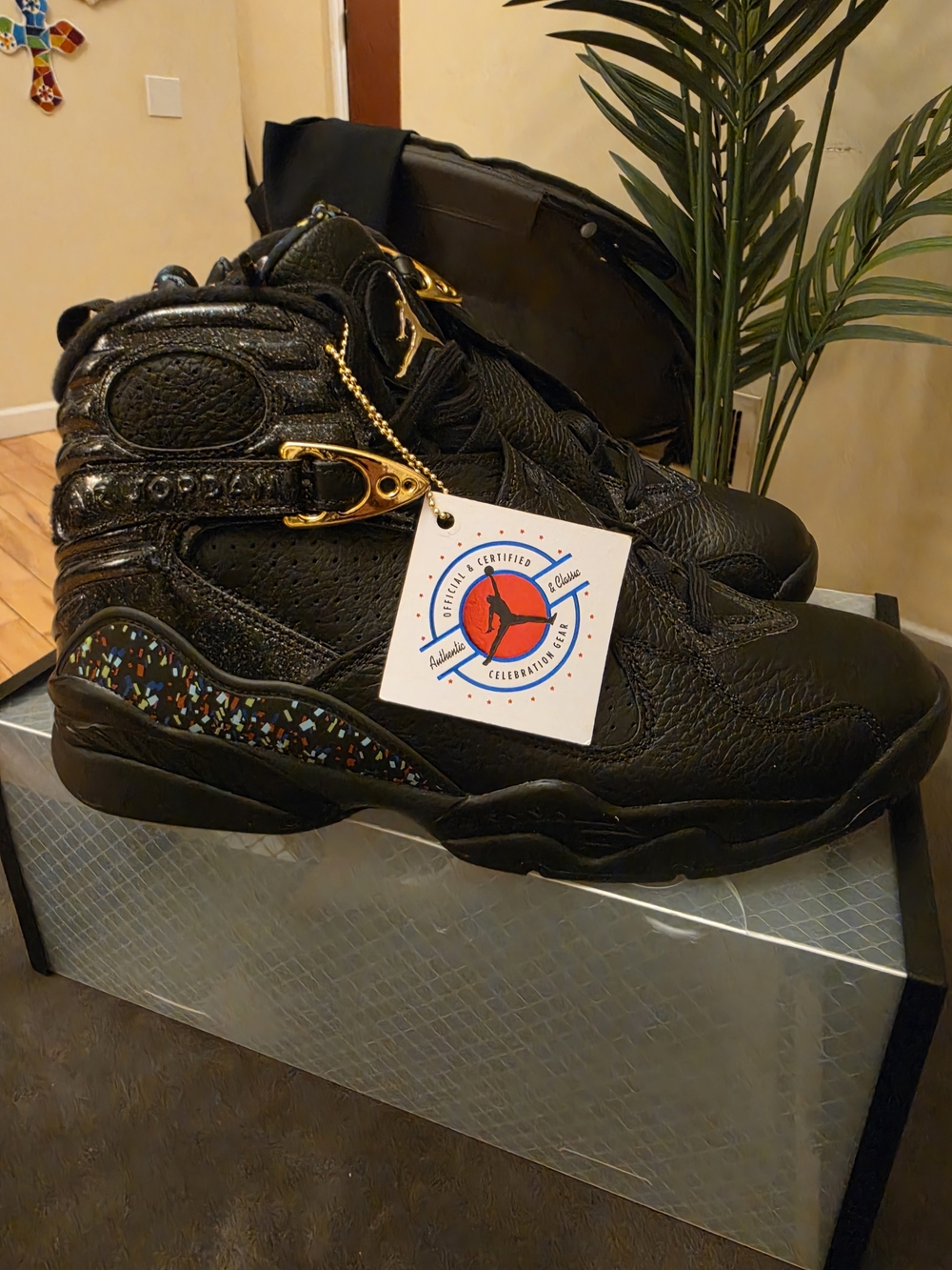 Nike Air Jordan 8 Retro "Confetti" from the Championship Pack. no Box